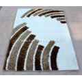 Polyester Silk Thick yarn with Design Rug